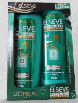 Elseve shampoo e condicionador  cabelos cacheados